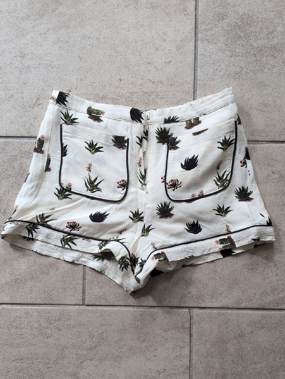 Topshop Cactus Printed Shorts